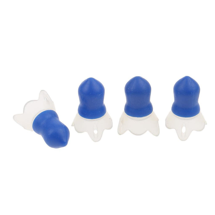 Crofta 2 Pairs Reusable Soft Silicone Earplugs for Airplane Air Pressure Reducing