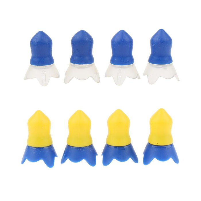 Crofta 2 Pairs Reusable Soft Silicone Earplugs for Airplane Air Pressure Reducing