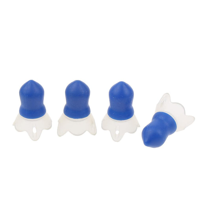 Crofta 2 Pairs Reusable Soft Silicone Earplugs for Airplane Air Pressure Reducing