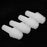 2 Pairs Reusable Silicone Earplugs for Airplane Travel Sleep Silence White