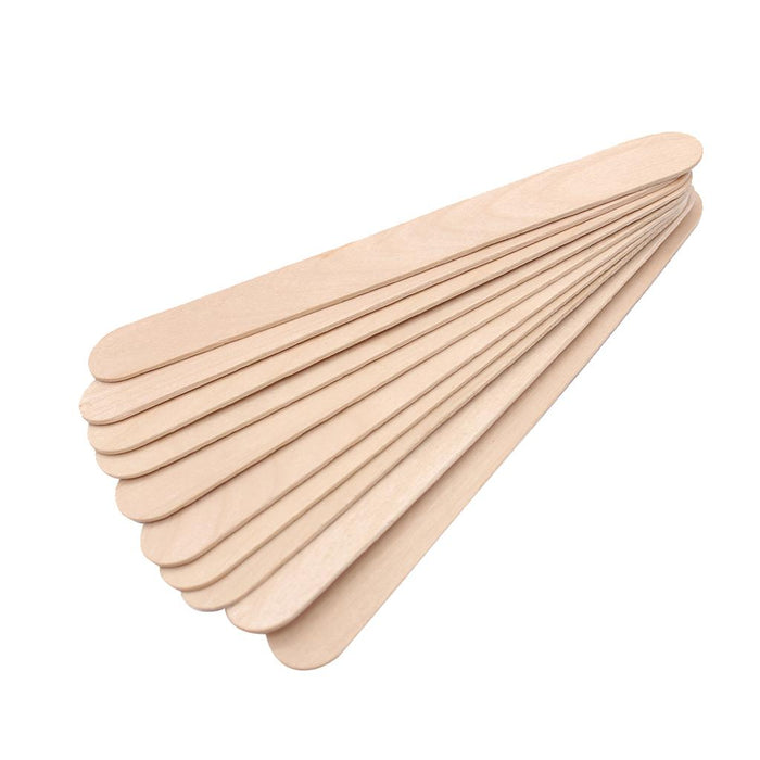 100 Piece Wooden Hair Removal Sticks Wax Applicator Waxing Beans Spatulas