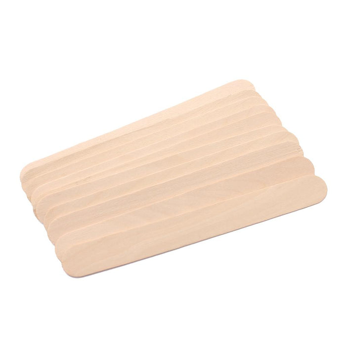 100 Piece Wooden Hair Removal Sticks Wax Applicator Waxing Beans Spatulas