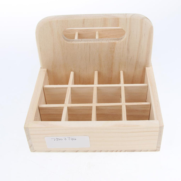 21Slot Wooden Essential Oils Storage Case, 15 ml Oil Bottles Display Case Holder Rack