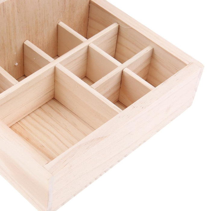 21Slot Wooden Essential Oils Storage Case, 15 ml Oil Bottles Display Case Holder Rack