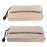 Crofta Sleeping Pillow Support Foam for Neck Pain Inflatable Back Pillow Beige Mesh