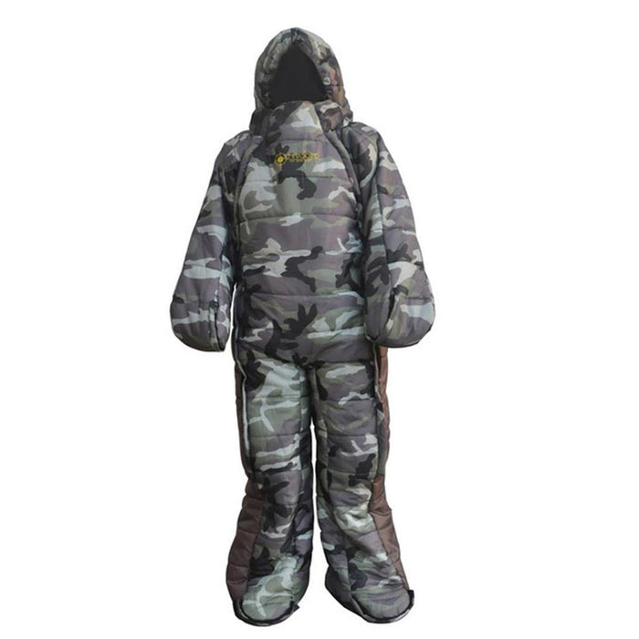 Crofta Full Body Wearable Sleeping Bag for Travel  Camping Accompany Patient XL