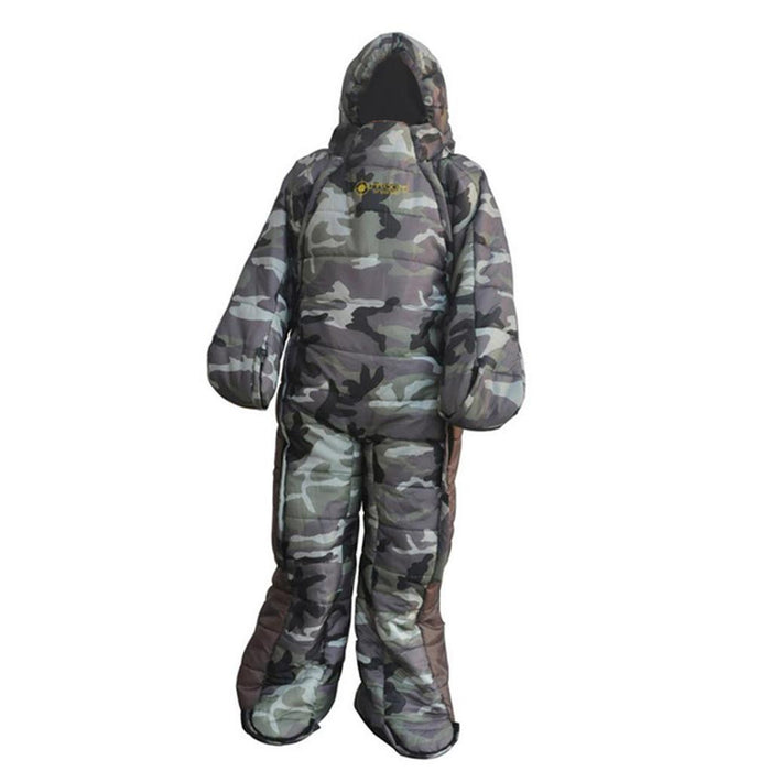 Crofta Full Body Wearable Sleeping Bag for Travel  Camping Accompany Patient L