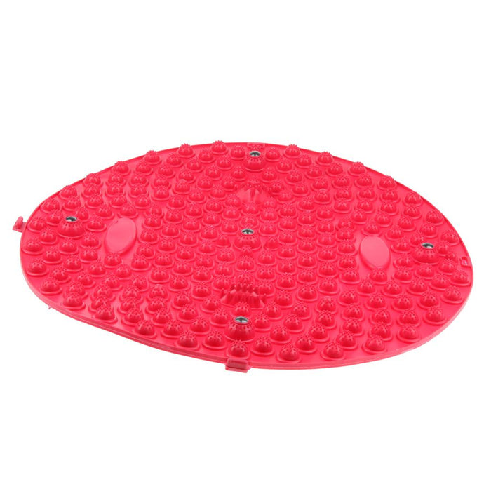 Crofta Yoga Foot Massage Mat Reflexology Foot Relax Shiatsu Pad for Health Red