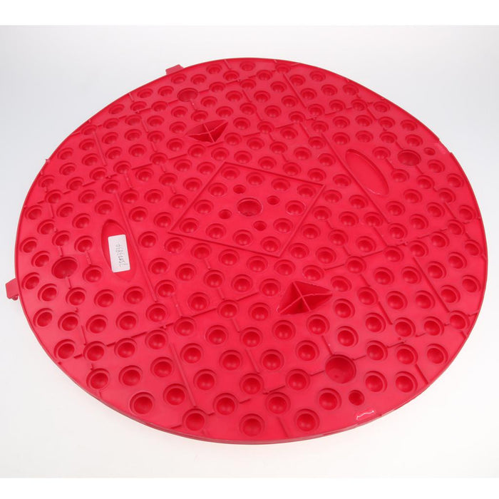 Crofta Yoga Foot Massage Mat Reflexology Foot Relax Shiatsu Pad for Health Red