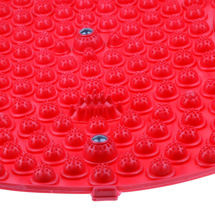 Crofta Yoga Foot Massage Mat Reflexology Foot Relax Shiatsu Pad for Health Red