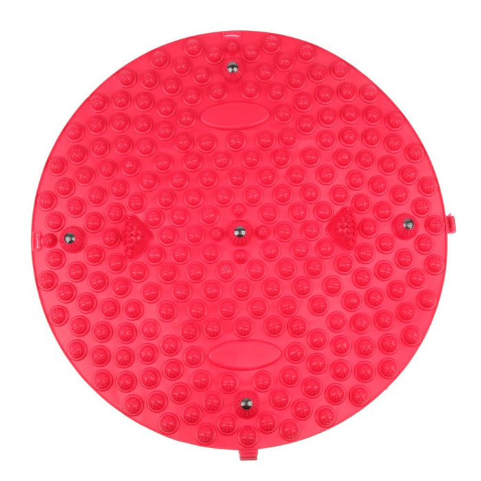 Crofta Yoga Foot Massage Mat Reflexology Foot Relax Shiatsu Pad for Health Red