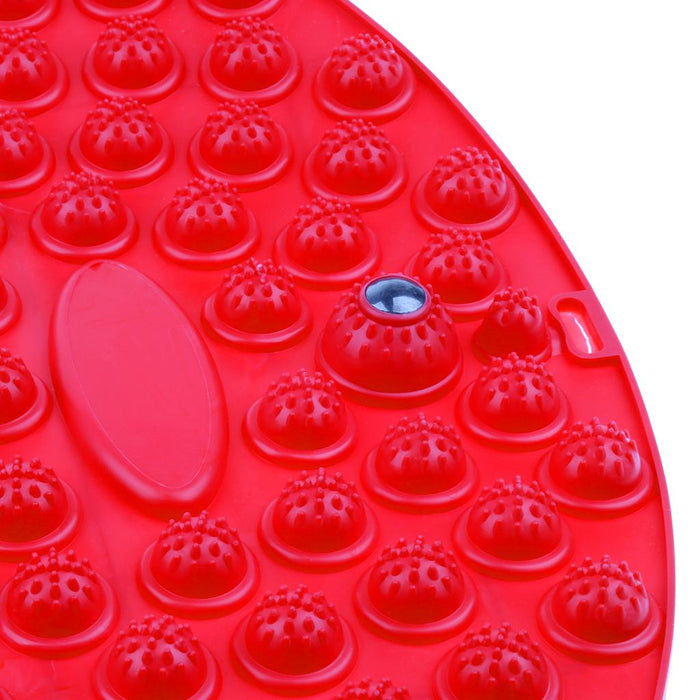 Crofta Yoga Foot Massage Mat Reflexology Foot Relax Shiatsu Pad for Health Red