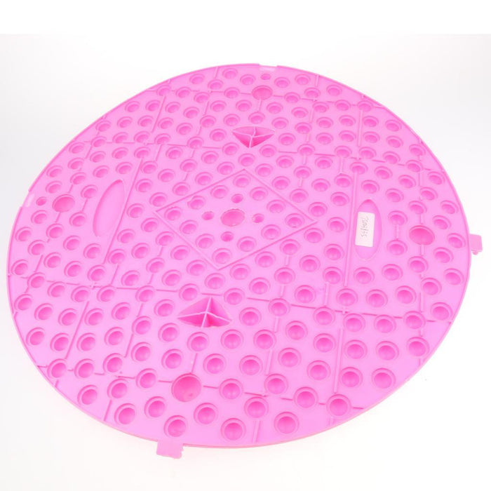 Crofta Yoga Foot Massage Mat Reflexology Foot Relax Shiatsu Pad for Health Pink