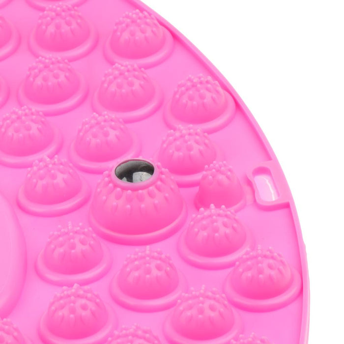 Crofta Yoga Foot Massage Mat Reflexology Foot Relax Shiatsu Pad for Health Pink