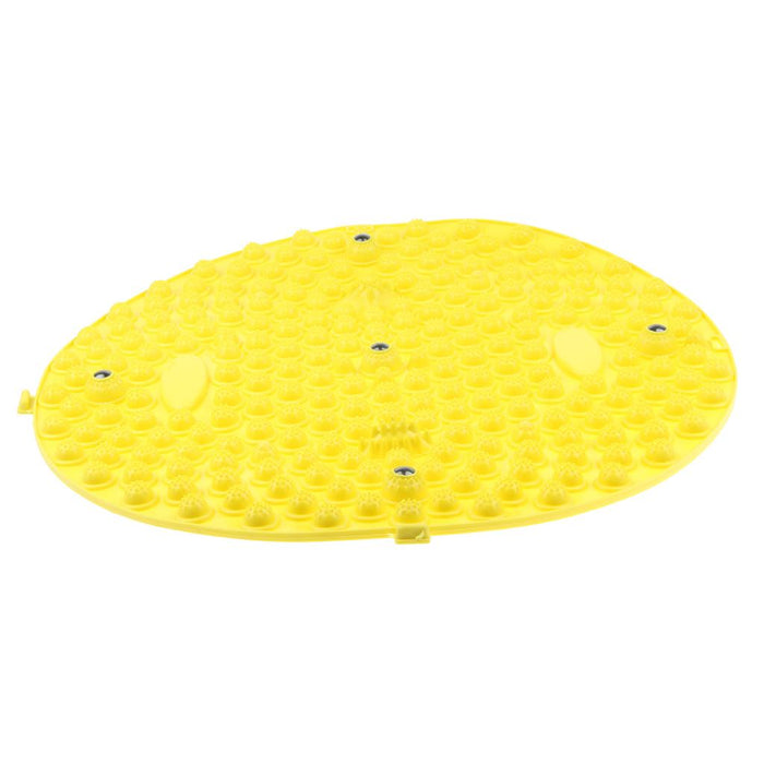 Crofta Yoga Foot Massage Mat Reflexology Foot Relax Shiatsu Pad for Health Yellow