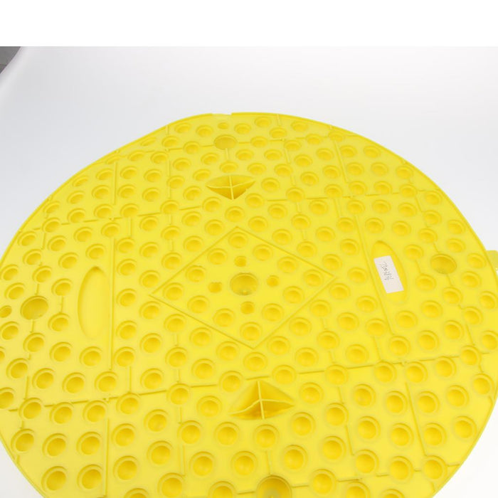 Crofta Yoga Foot Massage Mat Reflexology Foot Relax Shiatsu Pad for Health Yellow