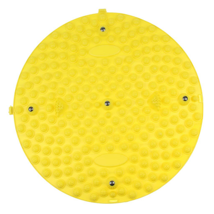 Crofta Yoga Foot Massage Mat Reflexology Foot Relax Shiatsu Pad for Health Yellow