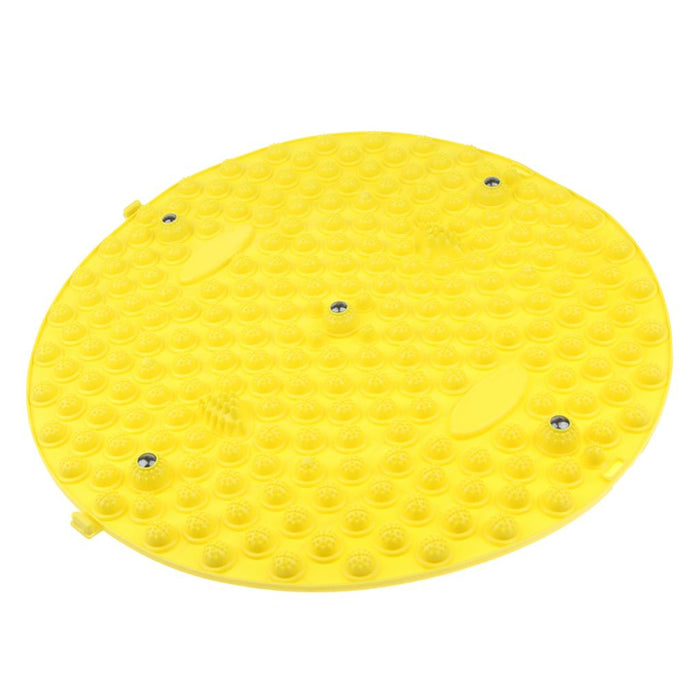 Crofta Yoga Foot Massage Mat Reflexology Foot Relax Shiatsu Pad for Health Yellow