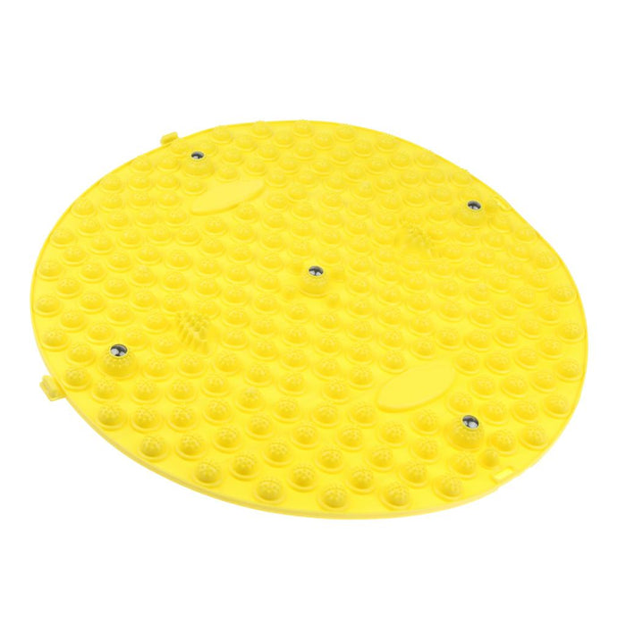 Crofta Yoga Foot Massage Mat Reflexology Foot Relax Shiatsu Pad for Health Yellow