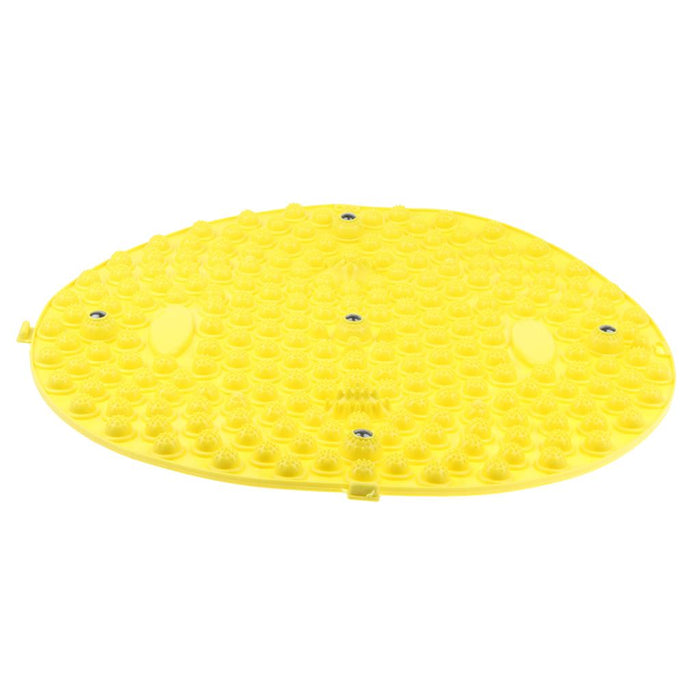 Crofta Yoga Foot Massage Mat Reflexology Foot Relax Shiatsu Pad for Health Yellow