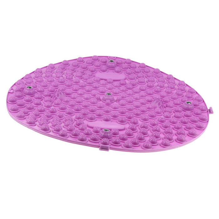 Crofta Yoga Foot Massage Mat Reflexology Foot Relax Shiatsu Pad for Health Purple