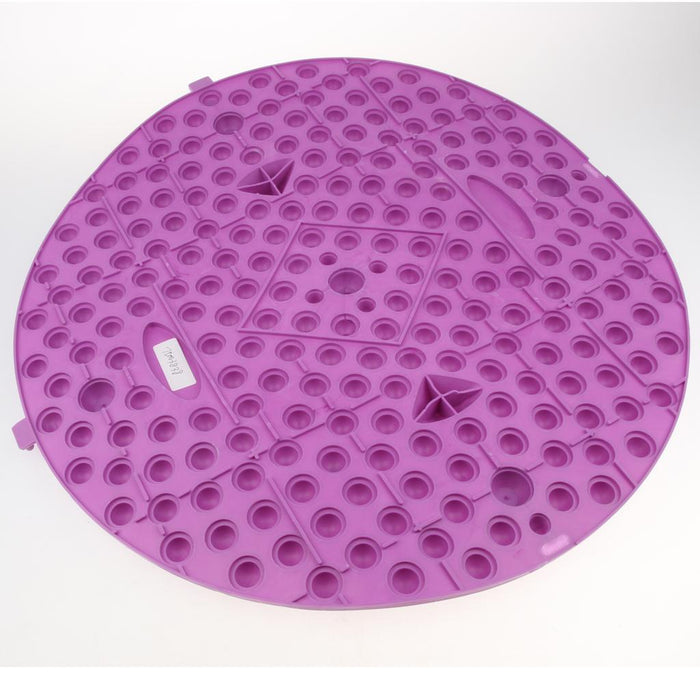 Crofta Yoga Foot Massage Mat Reflexology Foot Relax Shiatsu Pad for Health Purple