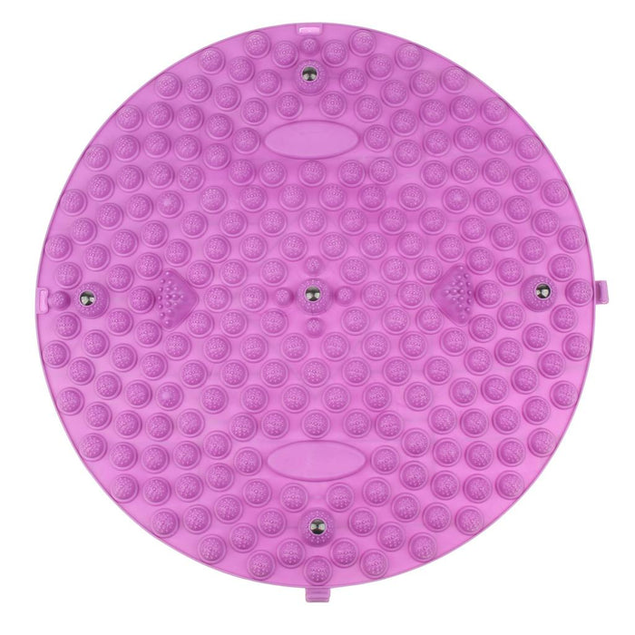 Crofta Yoga Foot Massage Mat Reflexology Foot Relax Shiatsu Pad for Health Purple