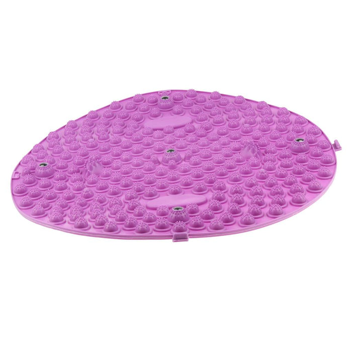 Crofta Yoga Foot Massage Mat Reflexology Foot Relax Shiatsu Pad for Health Purple