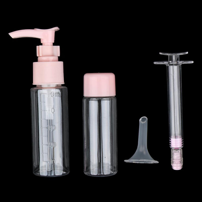 4 Pcs Empty Refillable Cosmetic Containers Needle Tube Bottle for Cosmetics