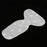 2 Pairs Thickening Skid Proof Back Foot Pads Insoles for High Heels White