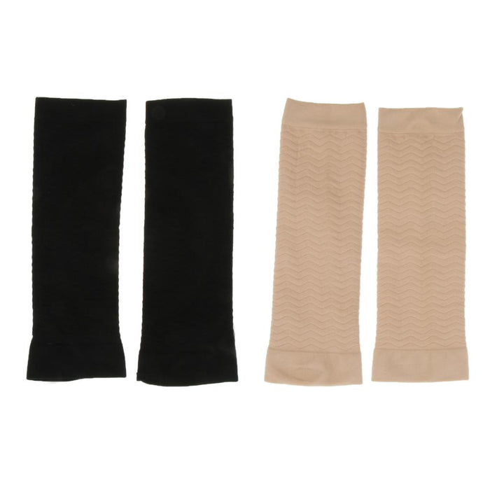 1 Pair Leg Massage Shaper Wrap Belt Thigh Muscles Compression Sleeves Skin