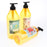 3 Pieces 1000ml Refillable Pump Bottle Empty Shampoo Dispensing Container Suit for Home or Travel