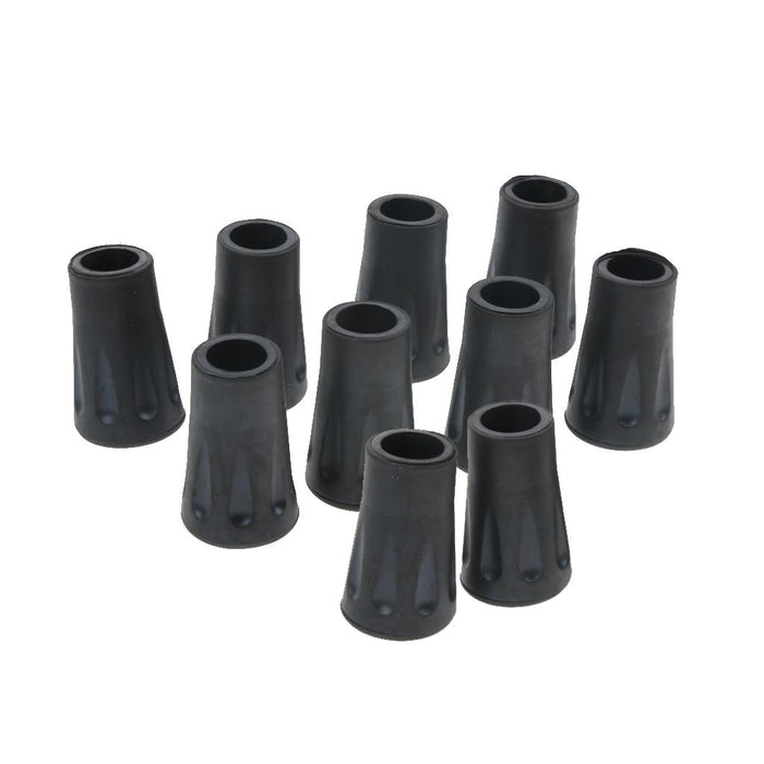 10 Pieces Rubber Tip For Hiking Trekking Pole Cane Walking Stick Crutches