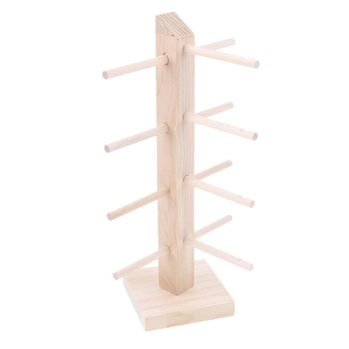 Crofta Wood Sunglasses Eyeglass Rack Display Stand Holder Single Line for 4 Pairs