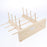 Crofta Wood Sunglasses Eyeglass Rack Display Stand Holder Double Lines for 8 Pairs