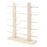 Crofta Wood Sunglasses Eyeglass Rack Display Stand Holder Double Lines for 10 Pairs