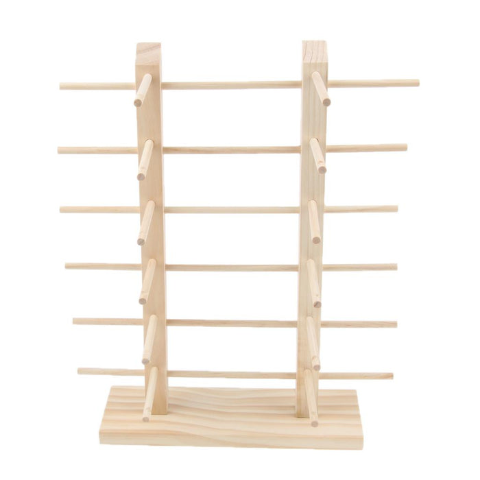 Crofta Wood Sunglasses Eyeglass Rack Display Stand Holder Double Lines for 12 Pairs