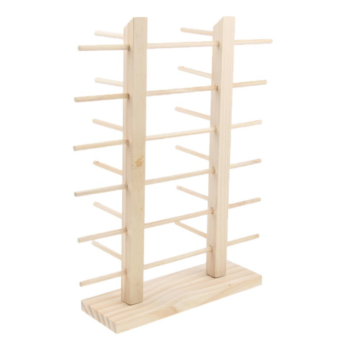 Crofta Wood Sunglasses Eyeglass Rack Display Stand Holder Double Lines for 12 Pairs