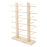 Crofta Wood Sunglasses Eyeglass Rack Display Stand Holder Double Lines for 12 Pairs