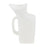 Crofta Reusable Washable Portable Urinal Bottle for Disabled Elderly Women White