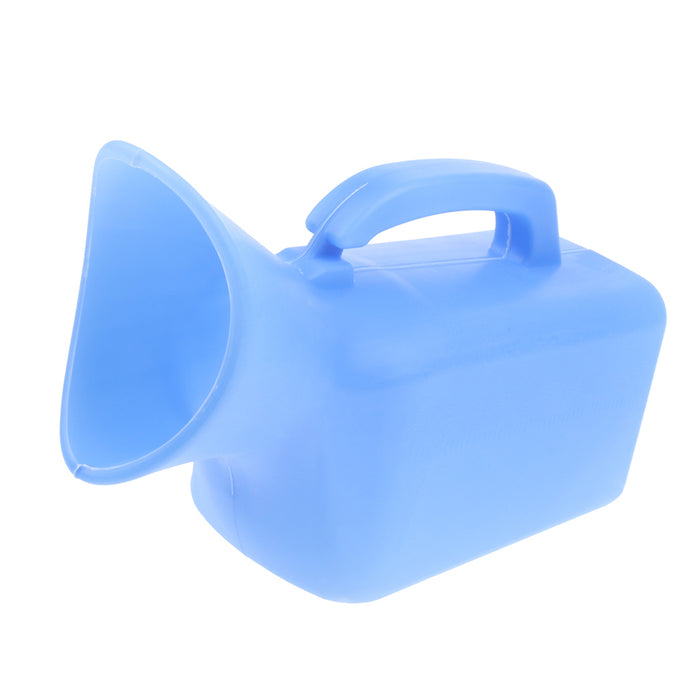 Crofta Reusable Washable Portable Urinal Bottle for Disabled Elderly Women Blue