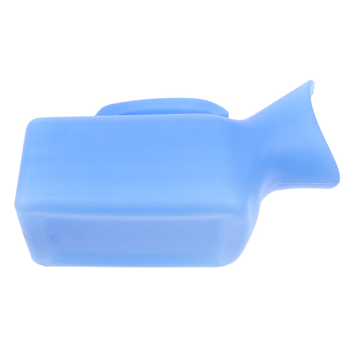 Crofta Reusable Washable Portable Urinal Bottle for Disabled Elderly Women Blue