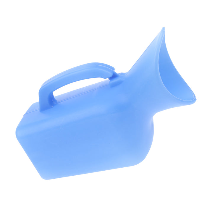 Crofta Reusable Washable Portable Urinal Bottle for Disabled Elderly Women Blue