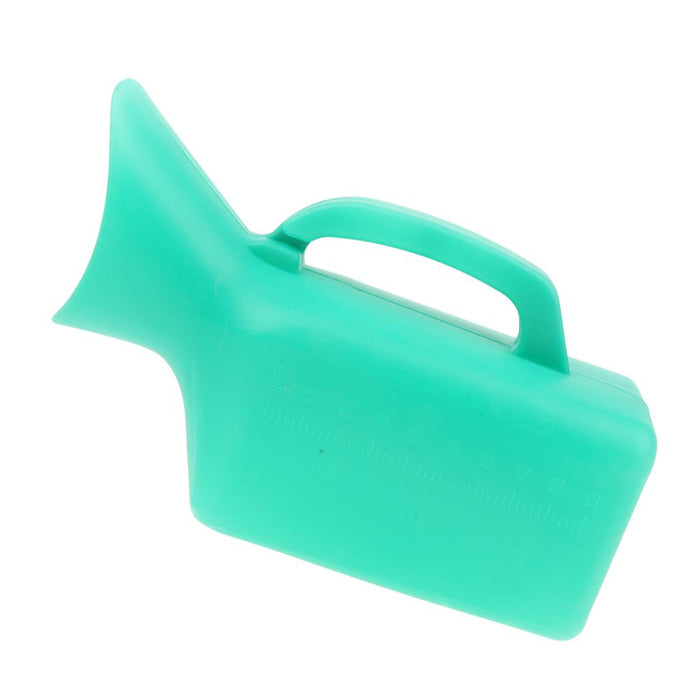 Crofta Reusable Washable Portable Urinal Bottle for Disabled Elderly Women Green