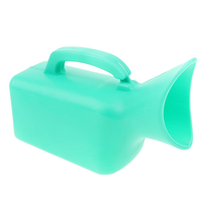 Crofta Reusable Washable Portable Urinal Bottle for Disabled Elderly Women Green