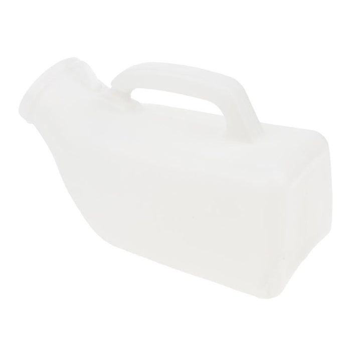 1000ml Elder Urinal Bottle Chamber Pot Emergency Toilet Pouch with Lid White