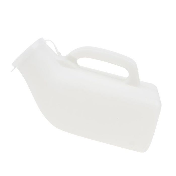 1000ml Elder Urinal Bottle Chamber Pot Emergency Toilet Pouch with Lid White