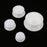 4 Pcs Pure Silicone Portable Cupping Massage Cups for Muscle Joint White