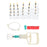 24 Pieces Pull Out Vacuum Apparatus Anti Cellulite Acupuncture Massage Vacuum Cupping Cup With Suction Pump Kit for Stiffness Pain