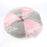 Crofta Soft Seat Cushion Pillow Reduce Pressure on Back Tailbone  Pink Light Gray